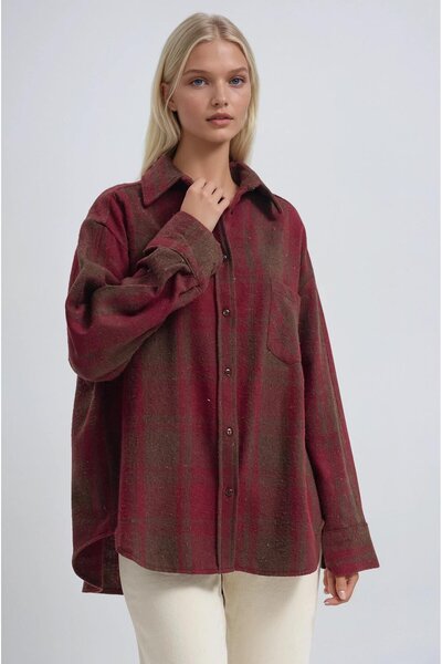 Lijuri Single Pocket Lumberjack Plaid Shirt 3494