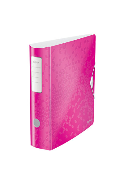 Leitz Dosar laminat cu pârghie 8,2 cm, 180 grade, roz, activ WOW