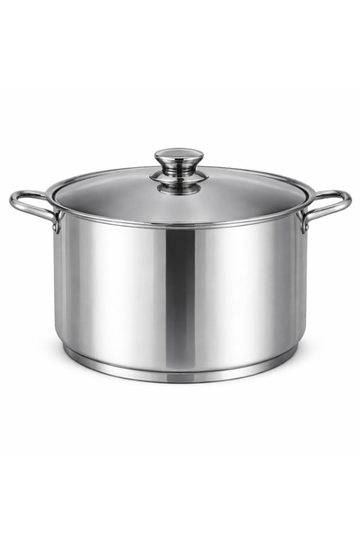 Royalty Line Stainless steel pot 14L with metal lid 38x15 cm
