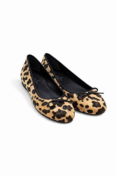 owwox club رومينا؛ أحذية باليه بنقشة الفهد