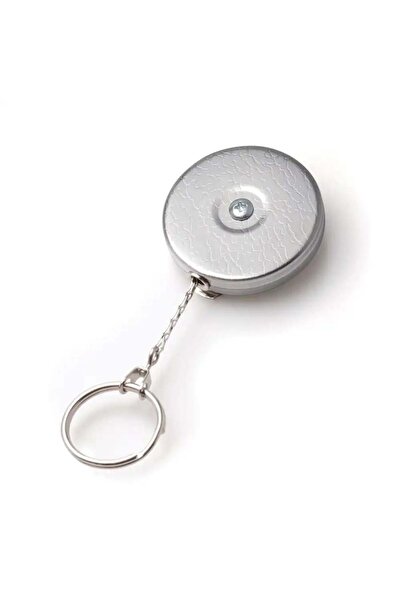 Key-Bak Original Series Retractable Keychain – with 24" Stainless Steel Chain...