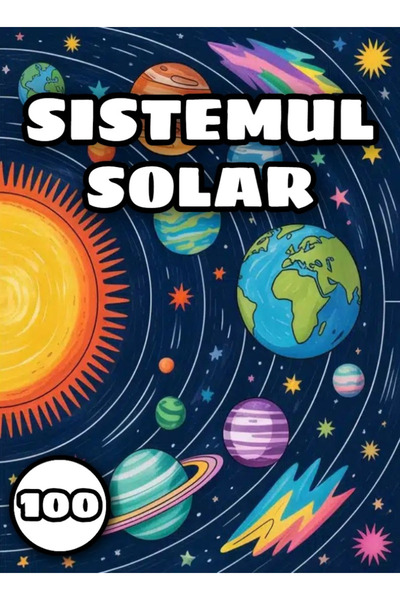 Disneey Carte de colorat, 100 de ilustratii Sistemul Solar, A4