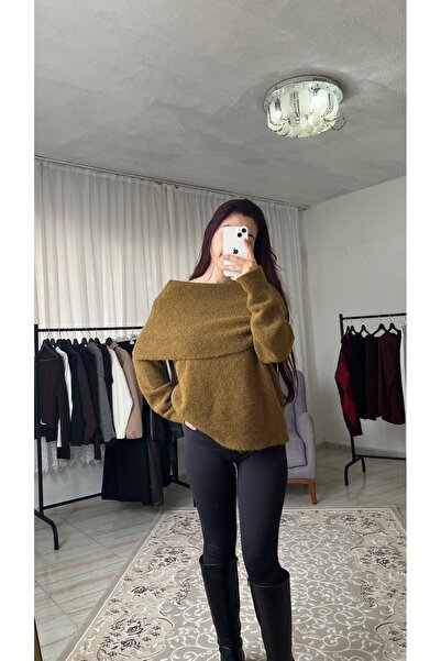 Butik Madonna yaka kazak