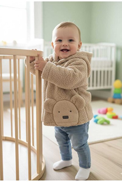 Trolly Kids Laura Baby Peluş Ayıcıklı Teddy Hırka