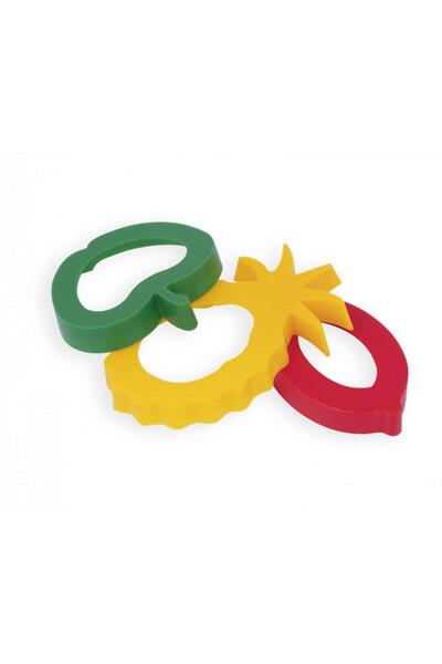 Jovi Set de 6 șabloane pentru plastilină - Fructe