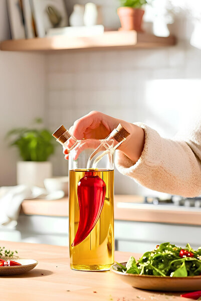 Tutku Home Çift Hazneli Yağlık Biber Detaylı (345 ML)
