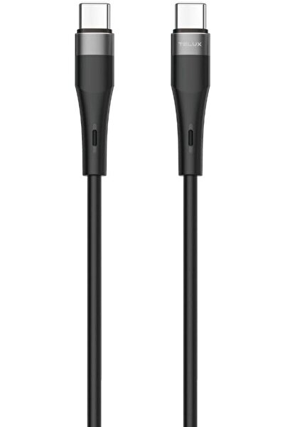telux HYPERX 60W USB-C to USB-C Cable 1.2m, Silicone Coated, 10K+ Bend Lifesp...
