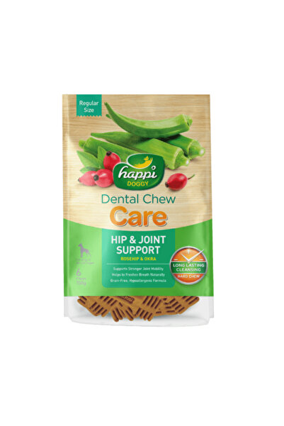 Happi Doggy Dental Chew Care-Hip & Joint Support-4" (6 Pieces)-150G