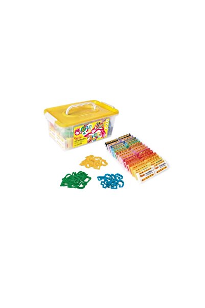 Jovi Modeling set with plasticine and templates with letters, numbers and geo...