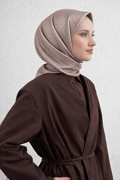 Armine Eșarfă din mătase pură Jacquard Tivil 2002 - 19 Model Monogramă cu pietre