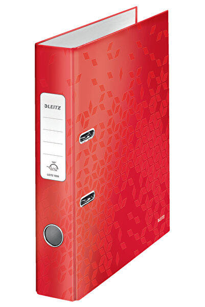 Leitz Dosar laminat cu pârghie 5,2 cm, 180 grade, roșu WOW