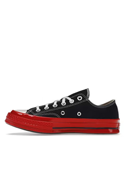 Converse Chuck Taylor All Star 70 Ox Comme des Garçons PLAY Black Red Midsole