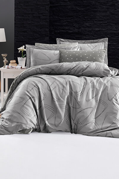 First Choice Rovena %100 Pamuk Saten 200 TC (80 Tel) Tek Kişilik Nevresim Takımı