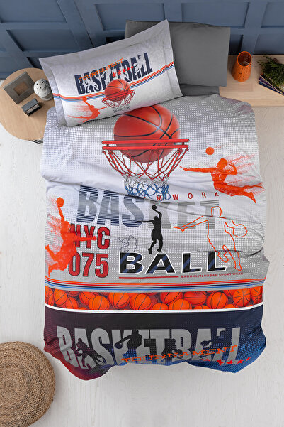 First Choice Basketball %100 Pamuk 150 TC (56 Tel) Ranforce Tek Kişilik Nevre...
