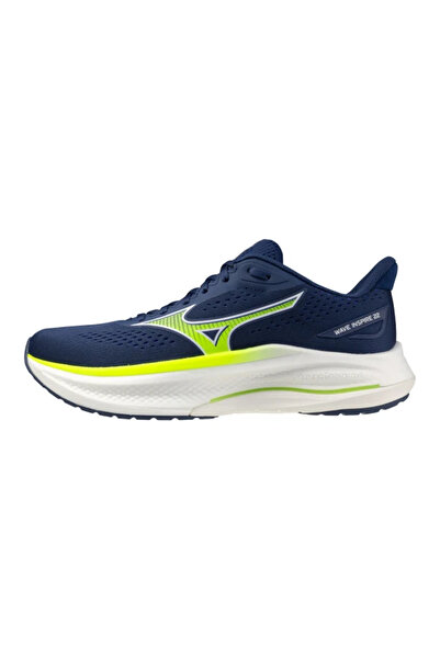 MIZUNO Wave Inspire 22 Men's Running Shoes Navy Blue / Yellow