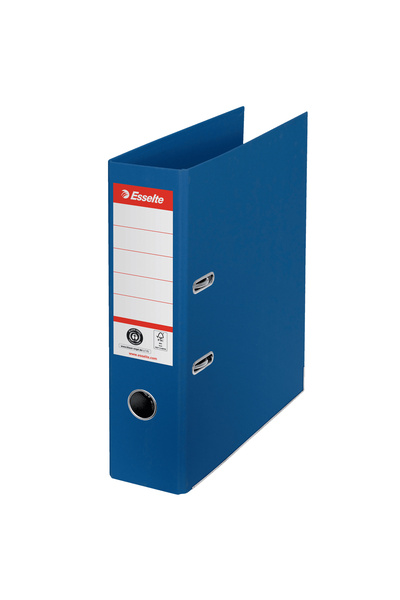 Esselte Recycled Cardboard Lever Arch File 7.5 Cm Blue No.1 Power FSC
