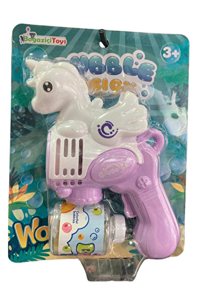BalonKasaba Bubble Gun Unicorn Baloncuk Tabancası Sevimli Yüksek Kalite Köpük...