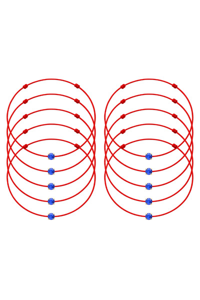 MANAVA 10 Preciosa Sapphire Gold Crystal Martissores