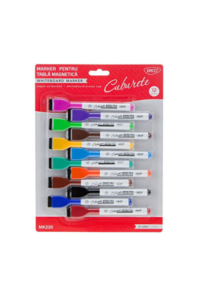 daço Marker tabla magnetica set 12 cu burete