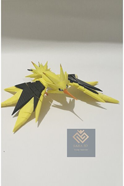 saha3d sıradışı tasarımlar Pokemon Efsanevi Tür Zapdos figür 25 cm hareketli