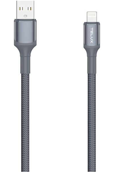 telux FLEXIX USB-A to Lightning Braided Cable 1m, Nylon Braid, 10K+ Bend Life...