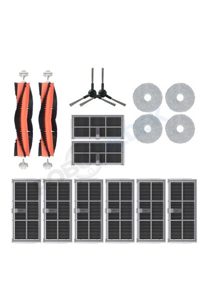robotyedek Set de mopuri cu filtru Hepa și perie Dreame L40 Ultra CE & AE - 1...