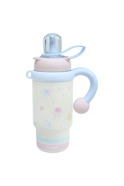 LITTLE ANGEL - Kids Water Bottle With Straw 316 Stainless Steel 900Ml