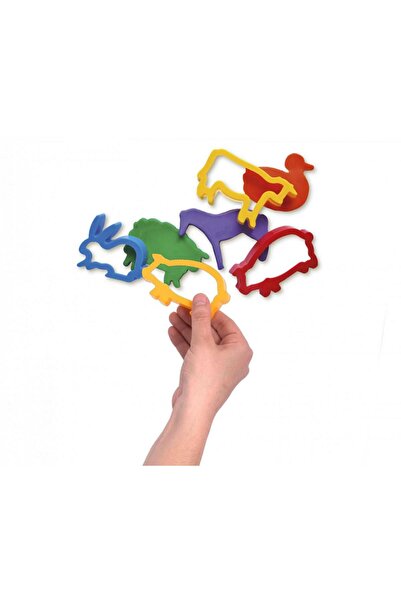 Jovi Set of 6 plasticine templates - Domestic animals