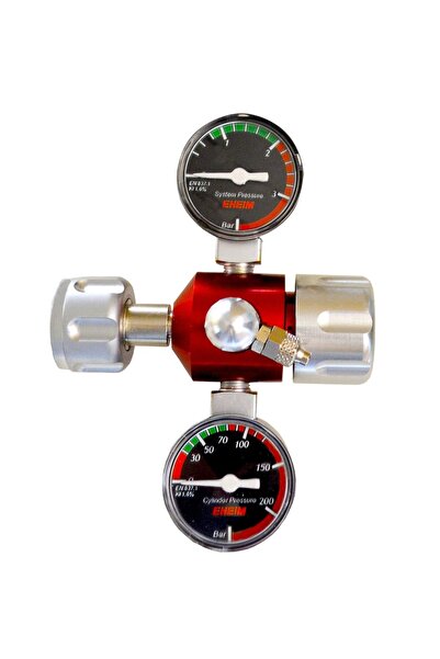 Eheim CO2-pressure reducer with manometers f. reusable bottle
