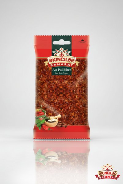 AKINCILAR BAHARAT Acı Pul Biber 1000 Gr
