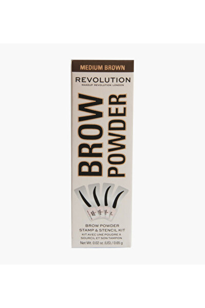 MAKEUP REVOLUTION طقم ختم وبودرة الحواجب