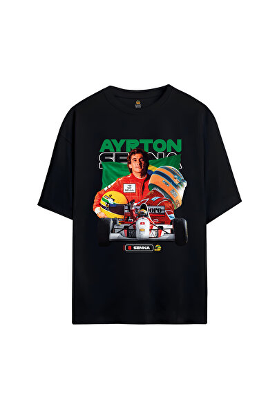 SVART WEAR Ayrton Senna Printed Oversize T-Shirt