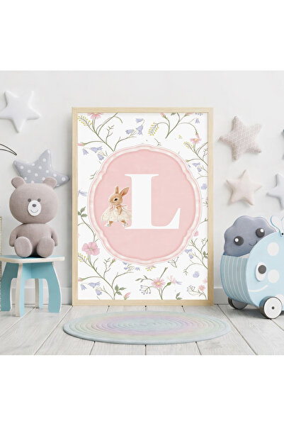 VOBA STORE KİŞİSELLEŞTİRİLMİŞ BAŞ HARFLİ ÇOCUK ODASI ÇERÇEVE GÖRÜNÜMLÜ TABLO ...