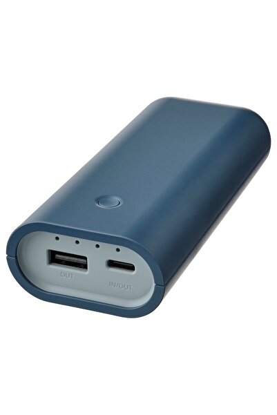 IKEA Încărcător portabil VARMFRONT, albastru, 5200 mAh