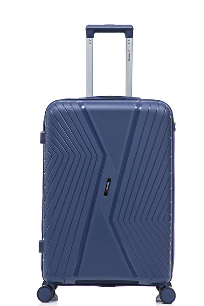 aventor AV105 medium trolley, 65x44x25.5 cm, polypropylene, checked luggage, ...