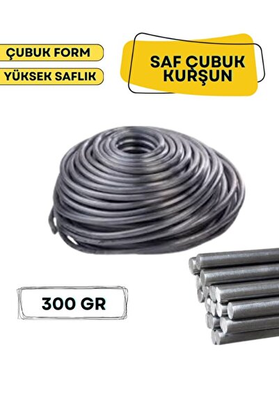 Macrostar Saf Kurş Çubuk Form 8 mm Ham Kurşun 300 Gr