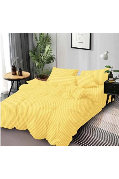 ANATOLIATEKSTILE Damask Bed Linen 6 Pieces, Premium Set, Large Sheet, Pillowc...