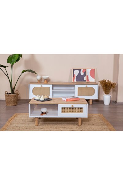 VOW HOME LIVING CALVİN BOHEM ORTA SEHPA HAZERAN %100 MDF