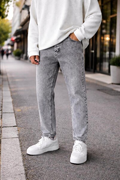 oraystore Men's Casual Fit Boyfriend Jeans