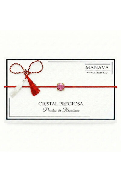 MANAVA 5 Preciosa Crystal Rose Gold Martissores