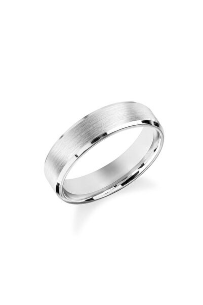 Generic 925 Ayar Gümüş Mat Alyans – Erkek & Kadın Unisex