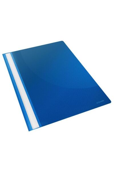 Esselte Plastic Slide File Blue 25/Set