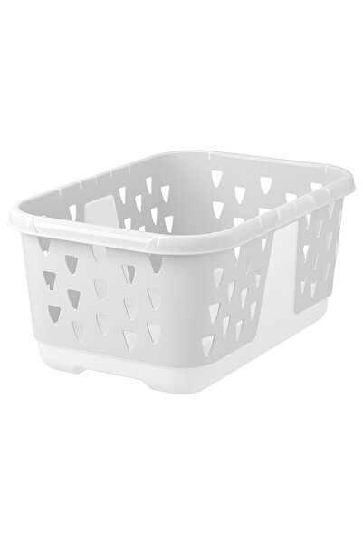 IKEA Blaska White Laundry Basket 36 Lt