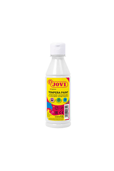 Jovi Tempera lichidă pe bază de apă, 250 ml - Alb