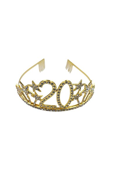 PARTİ SEPETİ 20-ти рожден ден Кристална кралица парти диадема с скъпоценни ка...