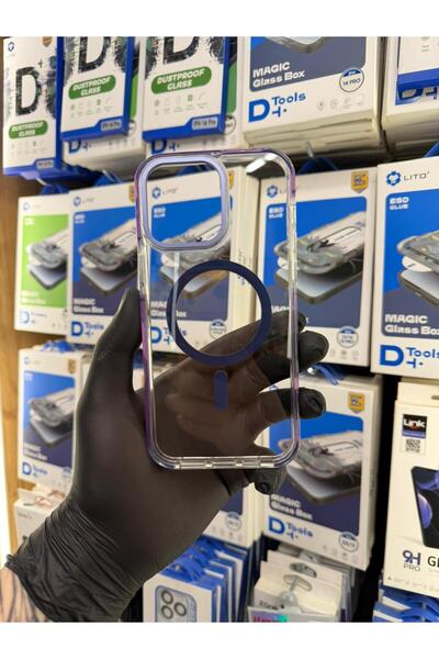 SOYLU MİX İphone 14 Pro Max Mika Magsafe Hızlı Şarj Destekli Sararmaz Slim Ca...