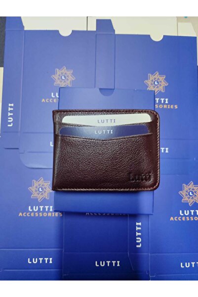Lutti Genuine Leather Magnet Horizontal Model Card Holder