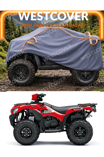 WestCover غطاء وغطاء خيمة من الجلد الصناعي متوافق مع Kawasaki Brute Force 750...