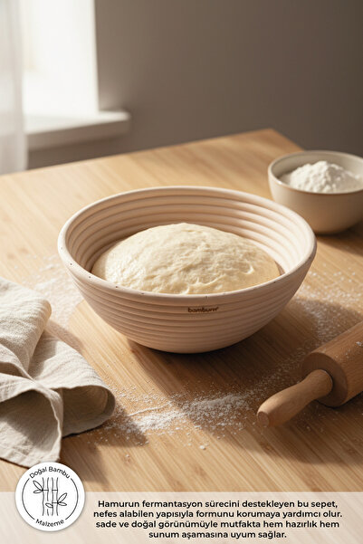 Bambum Powder - Bread Baking Basket Round 22 cm