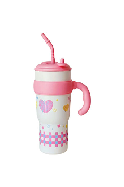 LITTLE ANGEL - Kids Water Bottle 1100Ml 316 Stainless Steel Straw Cup